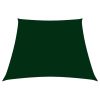 Para-sol vela tecido oxford trapézio 2/4x3 m verde-escuro