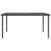 Mesa de jantar para jardim 150x90x74 cm aço antracite - Image 2