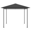Gazebo 3x3x2,7 m 180 g/m² antracite - Image 2