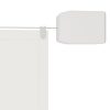 Toldo vertical 140x360 cm tecido oxford branco - Image 3