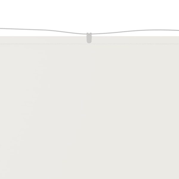 Toldo vertical 140x1200 cm tecido oxford branco - Image 2