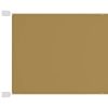 Toldo vertical 140x600 cm tecido oxford bege