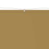 Toldo vertical 180x360 cm tecido oxford bege - Image 2