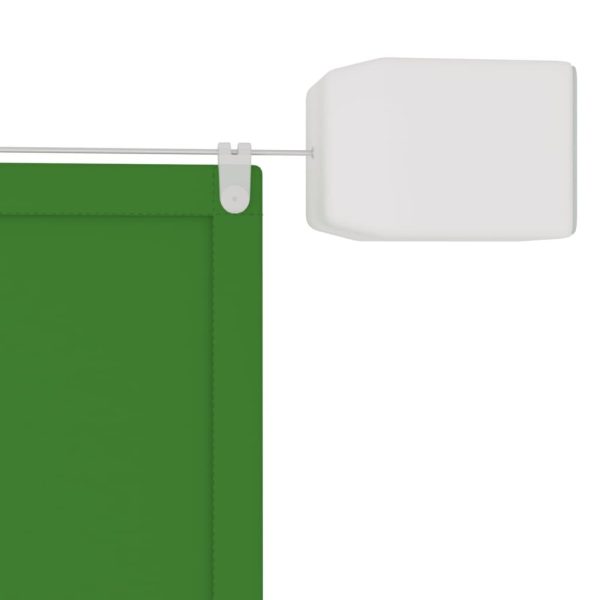 Toldo vertical 200x420 cm tecido oxford verde-claro - Image 3