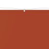 Toldo vertical 100x1000 cm tecido oxford cor terracota - Image 2