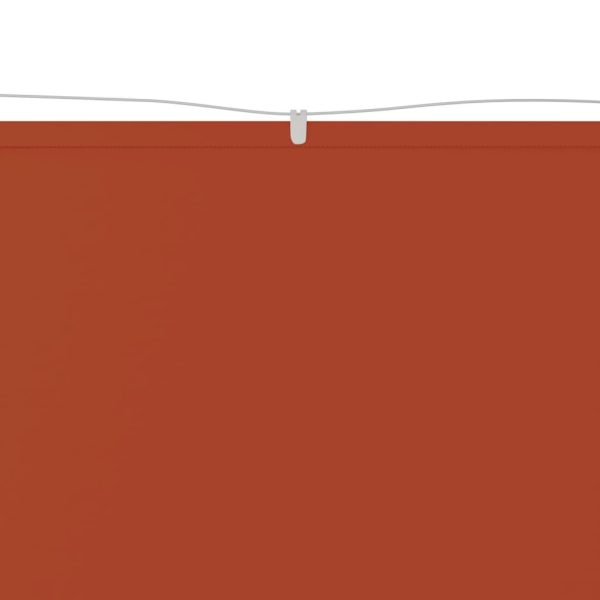 Toldo vertical 100x1000 cm tecido oxford cor terracota - Image 2