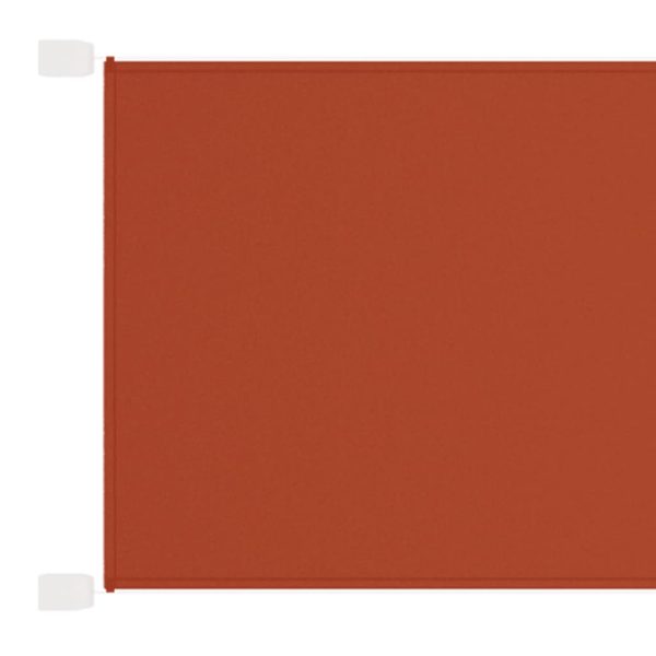 Toldo vertical 100x1200 cm tecido oxford cor terracota