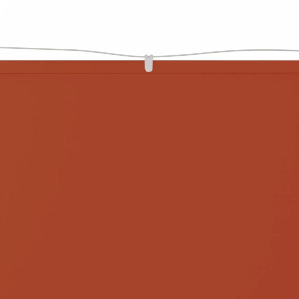 Toldo vertical 140x270 cm tecido oxford cor terracota - Image 2