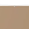Toldo vertical 60x420 cm tecido oxford cinza-acastanhado - Image 2