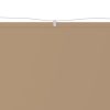 Toldo vertical 140x600 cm tecido oxford cinza-acastanhado - Image 2