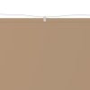Toldo vertical 180x1200 cm tecido oxford cinza-acastanhado - Image 2