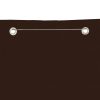 Tela de varanda 80x240 cm tecido oxford castanho - Image 3