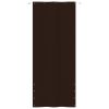 Tela de varanda 100x240 cm tecido oxford castanho - Image 2