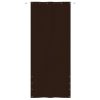 Tela de varanda 120x240 cm tecido oxford castanho - Image 2