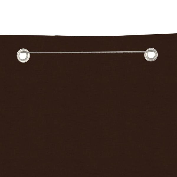 Tela de varanda 140x240 cm tecido oxford castanho - Image 3