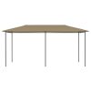 Gazebo 3x6x2,6 m 160 g/m² cinzento-acastanhado - Image 2