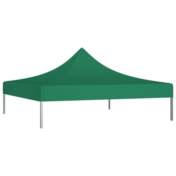 Teto para tenda de festas 3x3 m 270 g/m² verde - Image 2