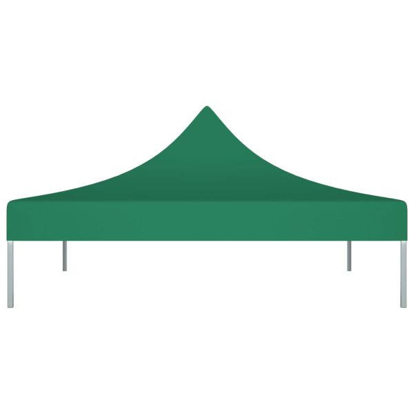 Teto para tenda de festas 3x3 m 270 g/m² verde - Image 3