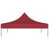 Teto para tenda de festas 3x3 m 270 g/m² bordô - Image 3