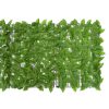 Tela de varanda com folhas verde 500x75 cm - Image 3