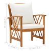 5 pcs conjunto lounge de jardim c/ almofadões acácia maciça - Image 11