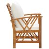 5 pcs conjunto lounge de jardim c/ almofadões acácia maciça - Image 5