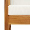 5 pcs conjunto lounge de jardim c/ almofadões acácia maciça - Image 6