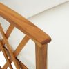 5 pcs conjunto lounge de jardim c/ almofadões acácia maciça - Image 7