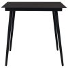 5 pcs conjunto de jantar p/ jardim corda de algodão e aço preto - Image 3