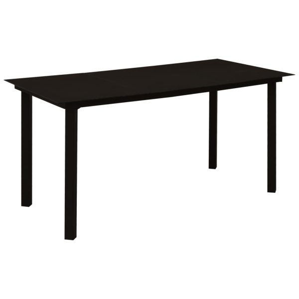 5 pcs conjunto de jantar p/ jardim corda de algodão e aço preto - Image 3