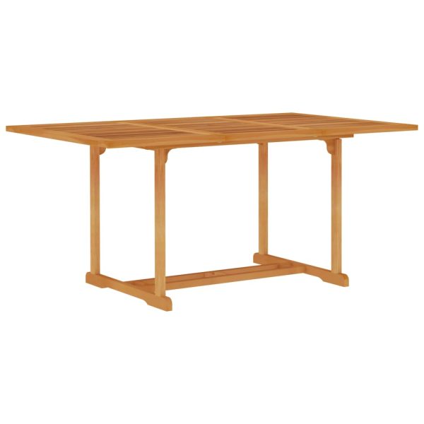 5 pcs conjunto de jantar para jardim madeira de teca maciça - Image 2