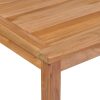 7 pcs conjunto de jantar p/ jardim madeira de teca maciça - Image 11