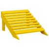 Cadeira Adirondack para jardim com otomano abeto maciço amarelo - Image 7