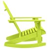 Cadeira Adirondack de baloiçar p/ jardim abeto maciço verde - Image 3
