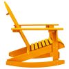 Cadeira Adirondack de baloiçar p/ jardim abeto maciço laranja - Image 3