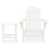 Cadeira de jardim Adirondack com mesa madeira de abeto branco - Image 2