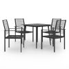 5 pcs conjunto de jantar para jardim