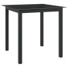 5 pcs conjunto de jantar para jardim alumínio antracite - Image 2