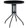 3 pcs conjunto de bistrô preto e antracite - Image 2