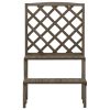 Suporte de plantas c/ treliça 70x42x115cm abeto maciço cinzento - Image 2