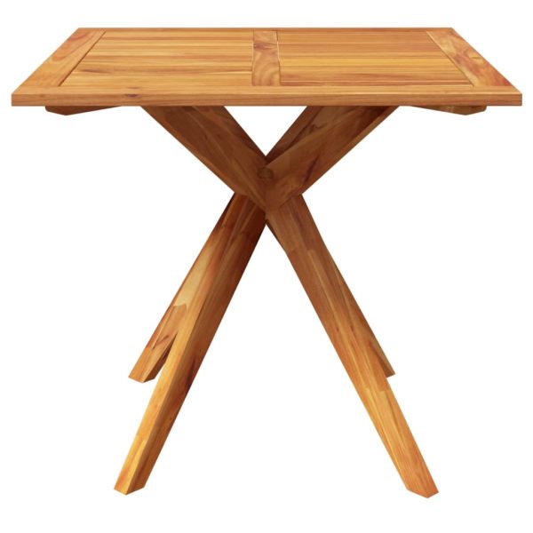 Mesa de jardim 85x85x75 cm madeira de acácia maciça - Image 3