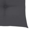 Cadeiras de jardim c/ almofadões antracite 6 pcs teca maciça - Image 11
