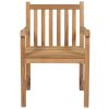 Cadeiras de jardim c/ almofadões antracite 6 pcs teca maciça - Image 5