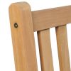 Cadeiras de jardim c/ almofadões antracite 6 pcs teca maciça - Image 6
