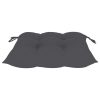 Cadeiras de jardim c/ almofadões antracite 6 pcs teca maciça - Image 10