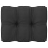 10 pcs conjunto longue jardim c/ almofadões pinho maciço preto - Image 6