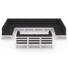 13 pcs conj. lounge de jardim c/ almofadões pinho maciço branco - Image 3