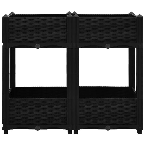 Canteiro elevado 80x40x71 cm polipropileno - Image 3