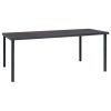 9 pcs conjunto de jantar para exterior aço - Image 3
