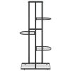 Suporte de vasos c/ 5 prateleiras 43x22x98 cm metal preto - Image 3